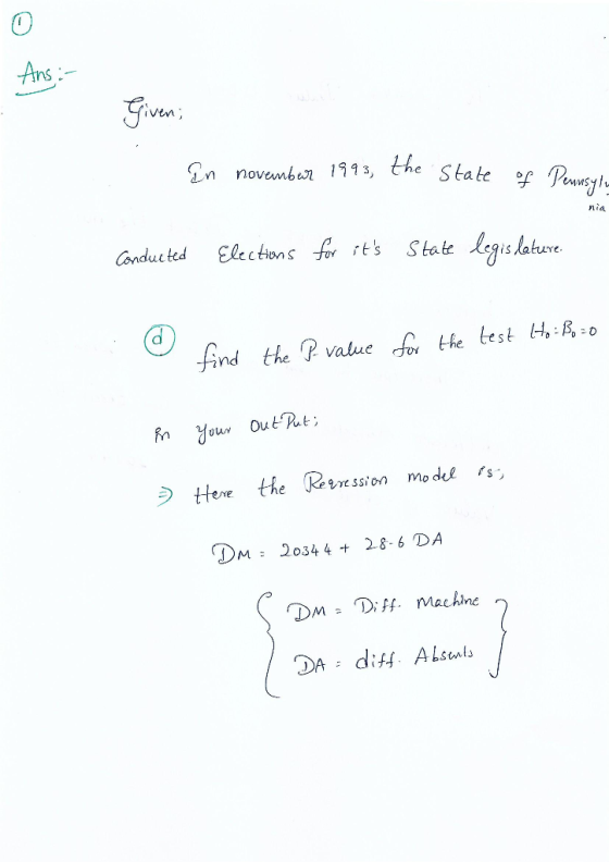 Ans: n novemb 1113, C^e State f Psyl, nỉa ections find the R value r the lest o う Here the Reve ssion model ,s, DM:20344+ 28-