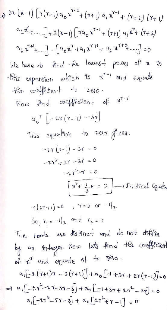 Y-2 + (1+1) (1+ 2) (74 ) t t nd loDest pooe of x in We have tb and equati expanstob okich is tRs CoeffiGent to zeso Now fnd c