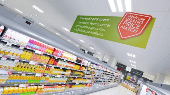 Waifrose BRAND PRICE MATCH You won pay more Wematch Tescosprices M groceries promotions on branded