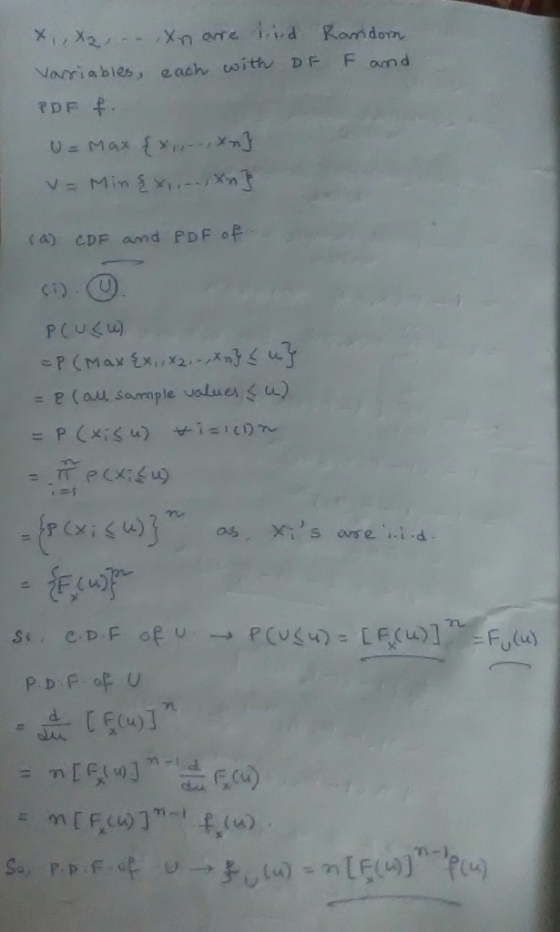 Varri abies each with DF F ond RDF (4) CDF amd PDF c)O
