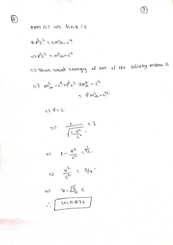 Pant () we ind it S Thus total erengy of one。l the Colding mtons is