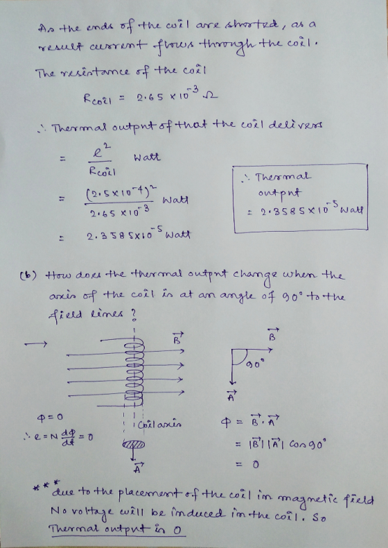 +he cor are smrtR, as a A the emds / h the coRl. Tesult ceuremt +he coel The resintamce sf 3 Rcori 2.6SX10 Thermal outpnt fth