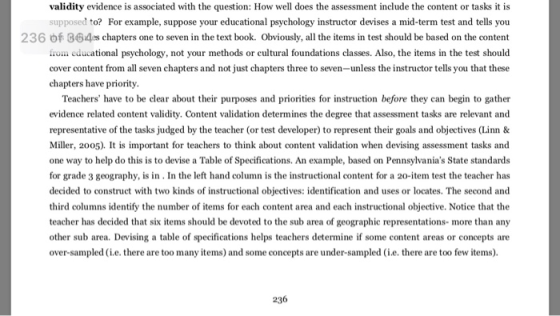 validity evidence is associated with the question: How well does the assessment include the content or tasks it is supposed t