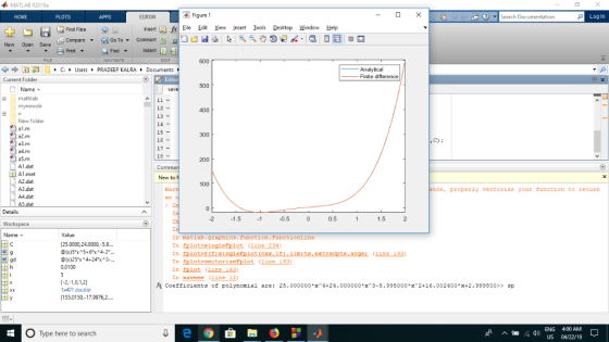 MATLAB R2018a Figure Search Documentation Log In EDITOR naertfEile Edit View Insert Iools Desktop Wndow Help Find Files Compa