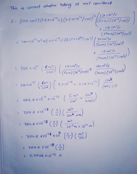 Thiscorect solution taking at ut cnidored Sun Cio t18 360x(o (um) 구84.8 X10-4 22 8 x10-19 (一) : 78%2