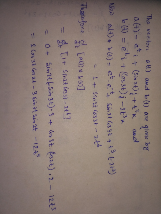 The vectors a) and (e qven b alt)-etimon.cl 12ts Sin2tesin 3t-3-t.Cos 3 t.ent).2.- 0+