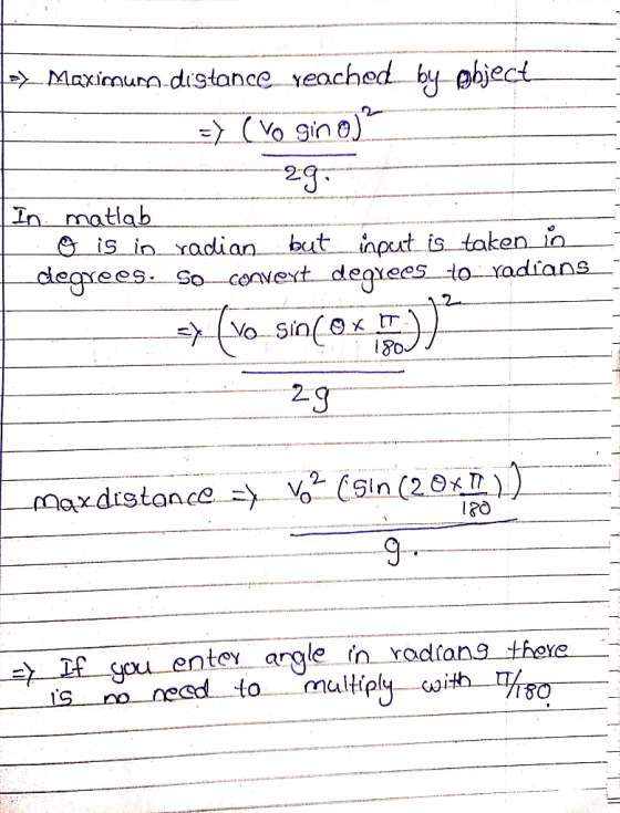 Maxi imurn-distance reached bu ehje 2g tab ees So convext degees to radians x tr 80 2- 1го -DE-Sou-ente.. angler. radians the