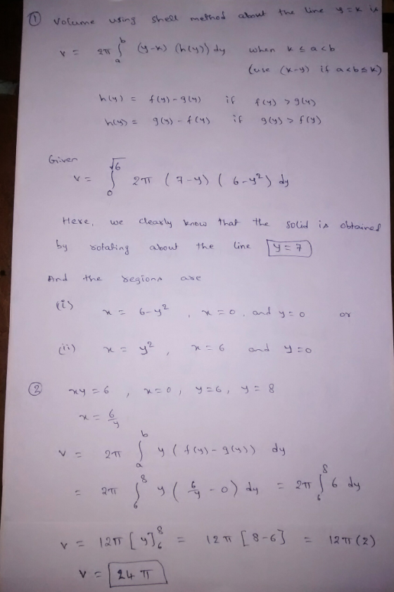when ksab (use (x- isabsv) Griven 2TT-(6-4 Hexe, we cleaxly nsu hae Solid iA oblaina abouJ the line lys 2 2. Х lo AT Ly