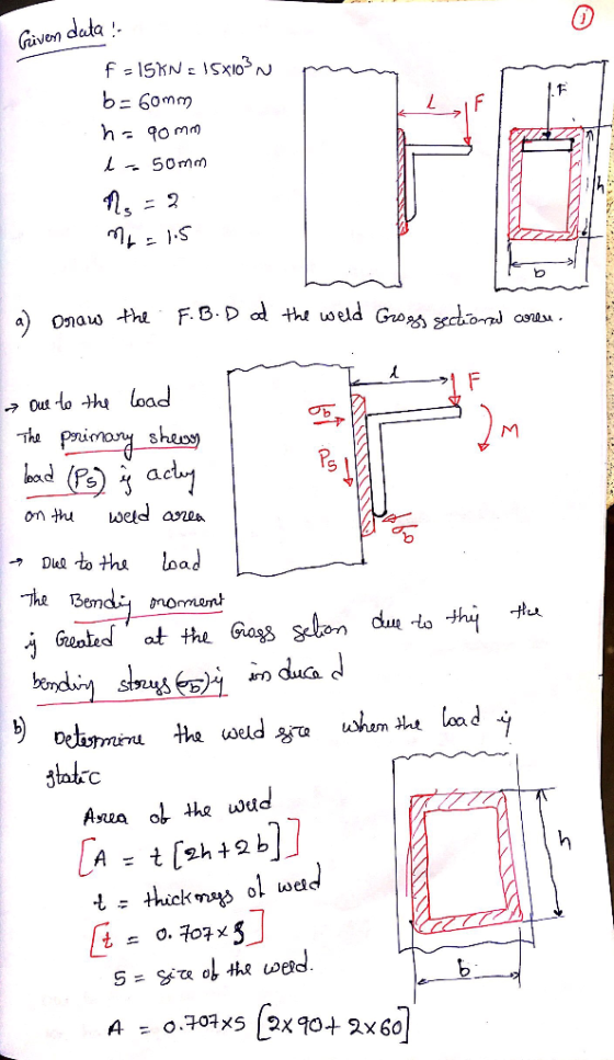 vern data bニ60mm -50m) co. Tha pi on thu weld area D to ths load reoted at the Gas gelo to th 아wel