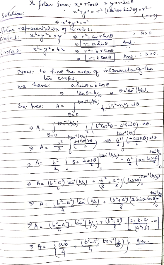 Sotulion: 2 RCar refreaentalšn or derlo 1 a r: adiuo 2. Civefe 2: r: b Cus O ... fhe NO tofing the area 9 nlersectan have We