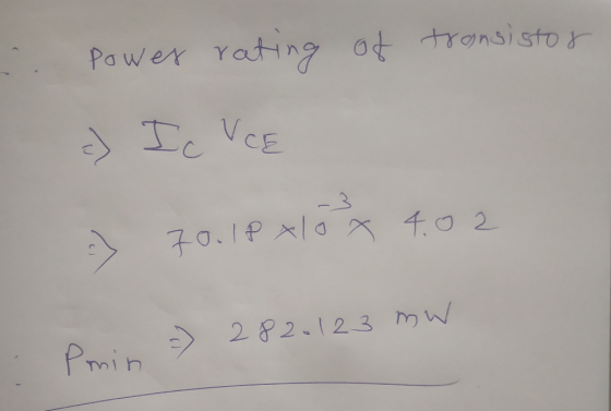 Pawer ratng ot trgnsisto 70.1PAl 0 2 2 82 123 MW Pmin