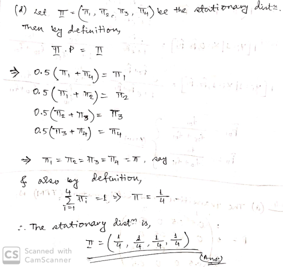 (TT,, T2 T, T4 ke the tati onany diata Then definiton TT O. 5 O. 5 TT3 0.5(T2 as (+) Refinition, diat is, :. The atationary )