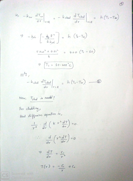 400 (Ts-60 Now, Tlad ne? or daddling Heat dttwion equation dr ohr 2.
