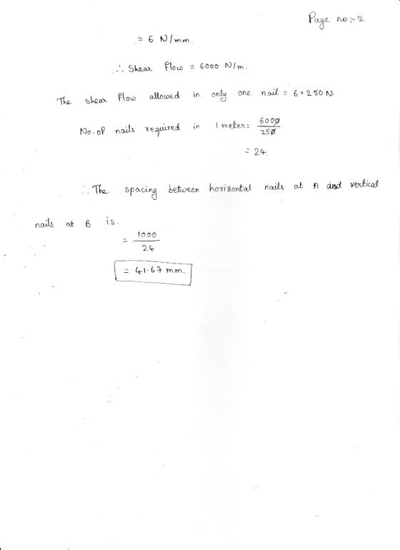: 6C00 one noil6x2 50 J. Th sheo lo allowedn 4- The spacing betoen hovizontat railsnd vertical 1S