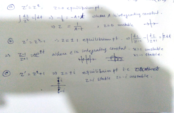 32-2 o2 equii paiumpt whae A isirtesratirg corstent 2 z0 shble A-t d z 2 1 1 equilibin pt inteyrattnt condtat. unstable Z-Cet