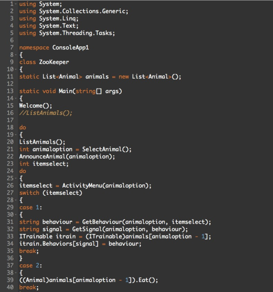 1- using System; 2 using System.Collections.Generic; 3 using System. Linq; 4 using System. Text; 5 using System. Threading.Ta