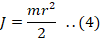 2 -mr ..(4)
