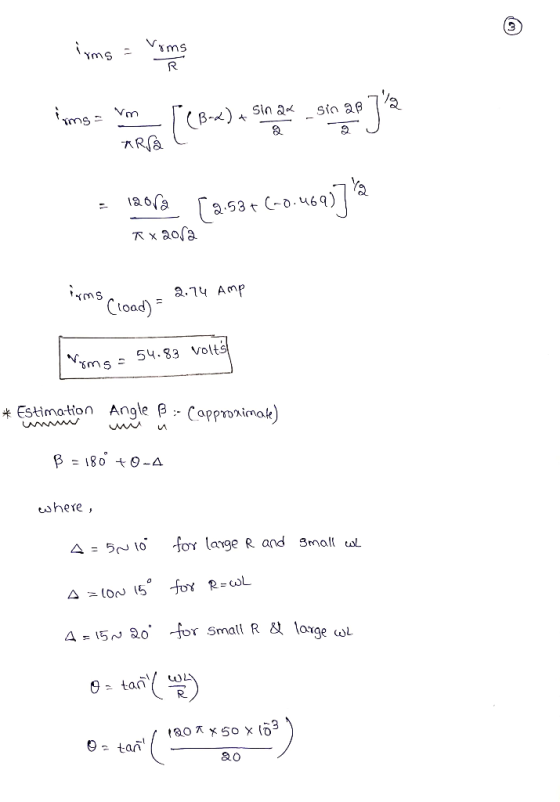 Vims 二126 0.53 t C-0.469) .14 Anp Coad) 54.83 volt Estimatfon Angle Coppronimak) β = 180 9-4 cohere , 0 4 {5W 20.for small R