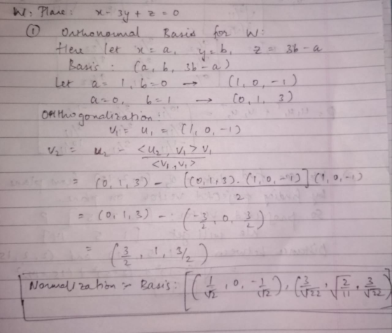 WPlare Basid hor W Oathonemal Heu ler Basis Ca b 3h-a 36-a 2 Let 7 CoL 3) Cao, OFf Muo goralirahon 121 TIo,-1 <VVD (o1,3)-(t
