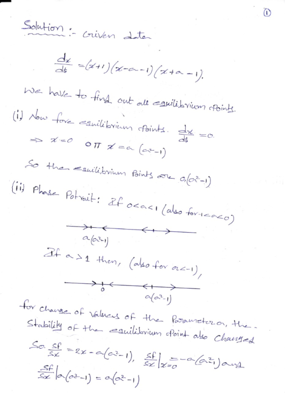Solutionn Criven dt at ales) e) then, (aho for ae-t) Shabigh。fth← eauiliby.um cfoint ale Changed.