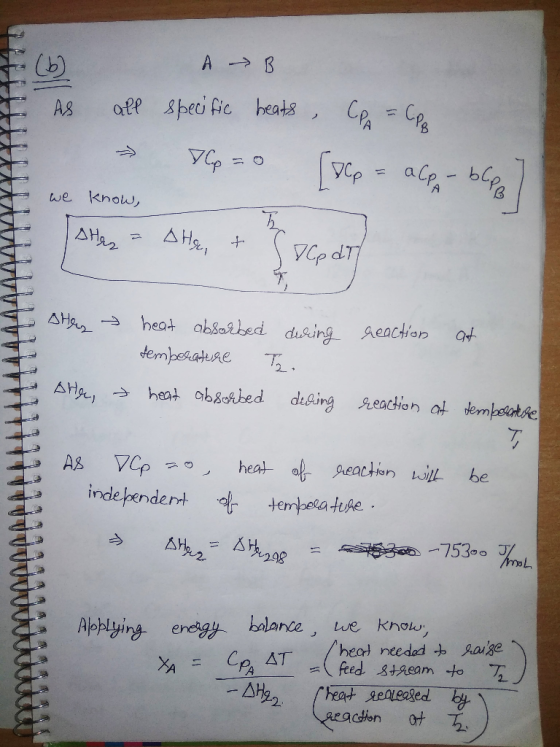 A B CP= Cs heats afe Speci fic AS a Cp-bl2 11 Know we AHe AHez Vp dT heat absatbed diing Aeactian demberatere deAing eaction