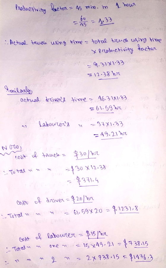 Achuol tnue using ime tot .1X133 12-38 hr actual. drtiver3s 46, 3 1 =6159hr timez, -33 2 13315146.3