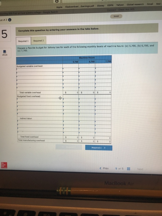 Apple fledownload...Earnings.pdf DisneyESPN Yahool Global research Gmail Mai iz #20 5 Complete this question by entering your