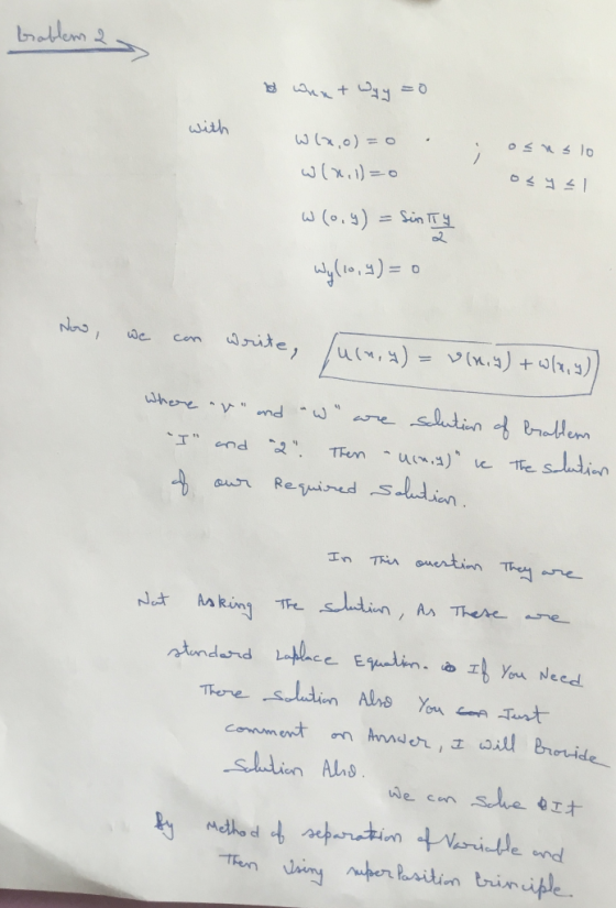nablem2 with Sin Ty w(o.) 11 rite, Cen + slution ofBraem Where md ne ladinn un.)e and Then The Required Saludien wr Th Guer