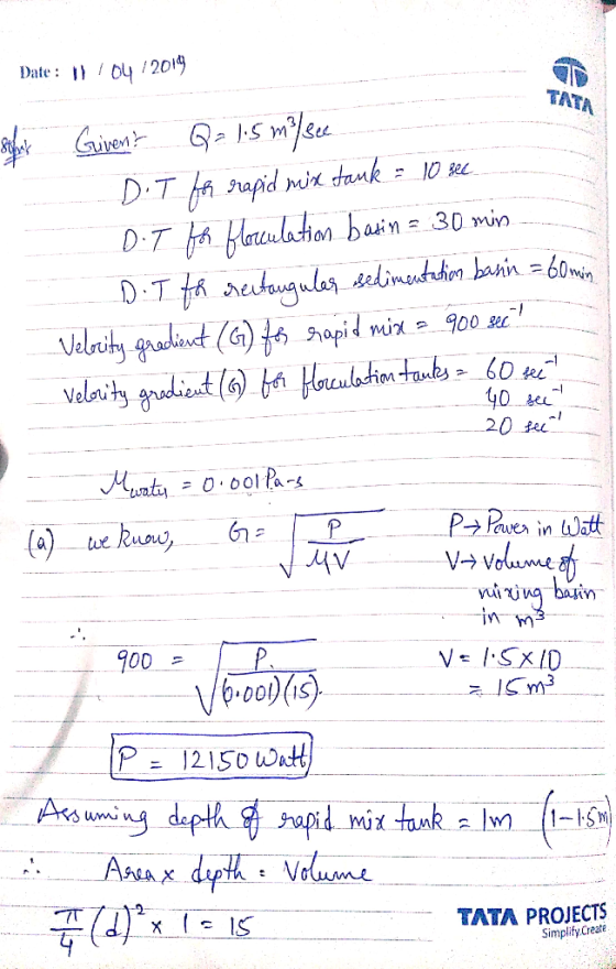 Date: /2019 TATA *iven Dan basin30in 40 eL AY) IW 900 00is P 12150 WaH 국(4), t..IS TATA PROJECTS Simplify Create