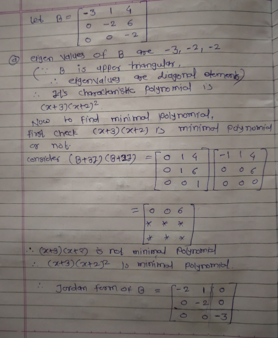 O 2 6 @ eigen Vatlues of Bre-3, -21 -2 eigenvalue dugo e