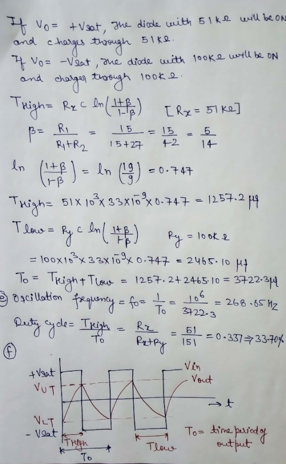 15 =-= RtR2 5+2 12 14 lo= Ikigh t Tlou-= 12.57.2+2465-10=3722-3 To 22.3 prtPy 151-0-337-33-70X Vin VUT