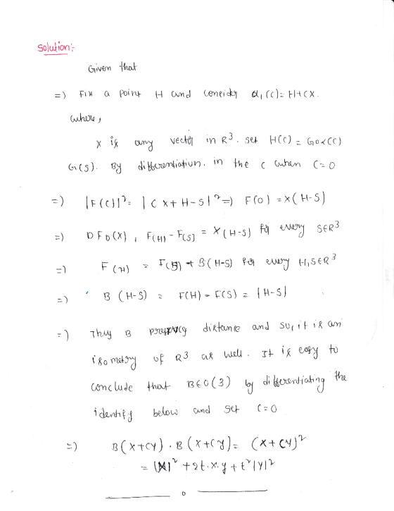 solution Givem that F (H) 3 (H-S) dbel o