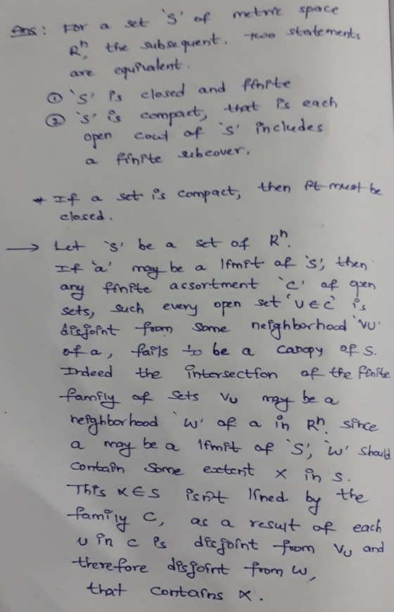 metvt space R the subse uentoo state meob are equptalent 困s, s compact, -Hat Ps each open cocd of s heledes clesed ary Pih