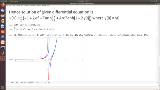 Mathematica Mon May 27, 7:28 AM Untitled-2.nb-Wolfram Mathematica 11.3 Eile Eet sert Format Cell graphics Faluatien Palettes