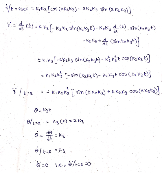 Sin K2k3 t) dt dt 3