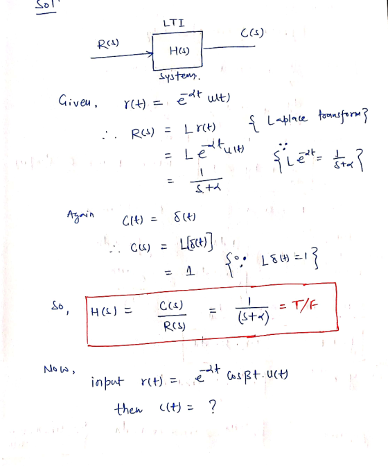LTI C) H) Lyste Aut) Giveu Lape tomnfrm? LY(t) RC) Le Sto - Azrin Ct) CL) とに (937 T/F CS) H(S) こ (s+) RCs) NO w CasBt.uct rit