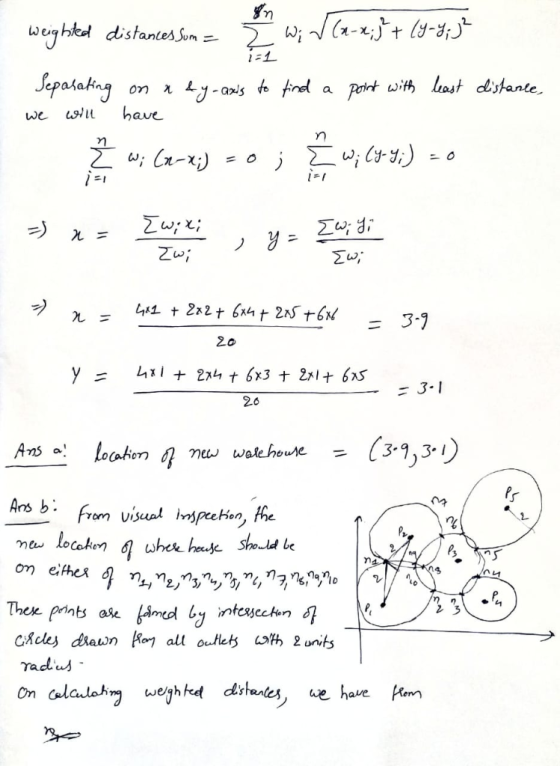 yn weiqhed distantes om - rnt with hast dsfante we s have = 3-7 Thex pints ose And b infeyechon raddu