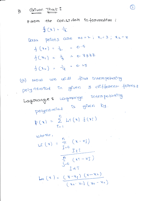3 Given Thato Data Potet s ら 二 0.3333 polynom-as。s given by r. ro
