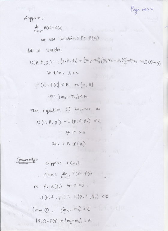 oor ose we naed to claim PE R(p) Conside九, Lotus Then equa上ion ⓘ be comes as Cenwersely Suppo se k( )