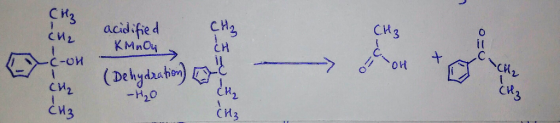C*3 cu2 acid fied CH KMnou CH3 CH 20 cw CH3