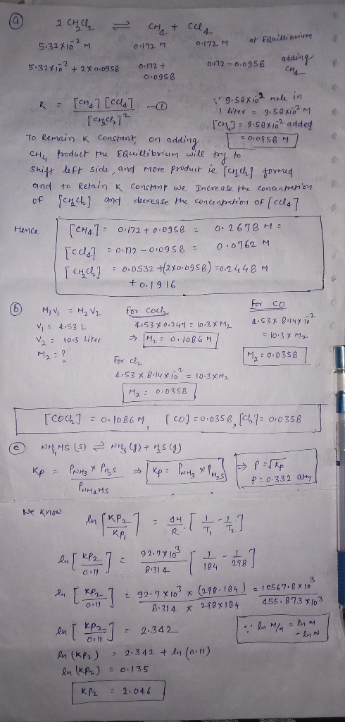 4- 0.172472 Ma Fui b addin o-/72-0.095B To Remain K Constant, on qddin Shitt- Left sids_and more product ie,「CH4/ tprpud for