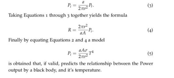 Taking Equations 1 through 3 together yields the formula 27T12 2Ttr Finally by equating Equations 2 and 4 a model is obtained