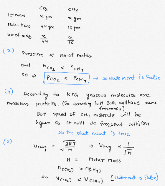 CH let ma 6 rm CH m e 2 messles parhcle. (So accod fo it Both cill have sane Areavency Bot speed of cHy molecule il be wr So