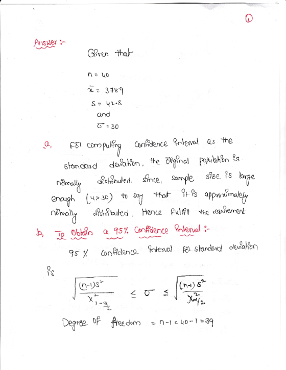 Answer ס3789 and 30 , F comufr Canfdence neval as the 2