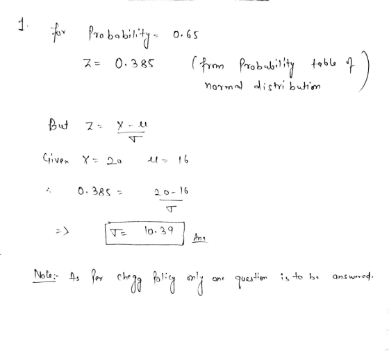 0.65 rom Probiy ス= 0.385 normalishi butm ut Given 20 0. 38S- 2o-16 o. 39 An answe one
