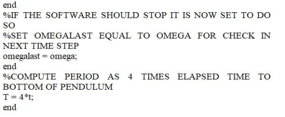 en %IF THE SOFTWARE SHOULD STOP IT IS NOW SET TO DO SO %SET OMEGALAST EQUAL TO OMEGA FOR CHECK IN NEXT TIME STEP omegalast-om