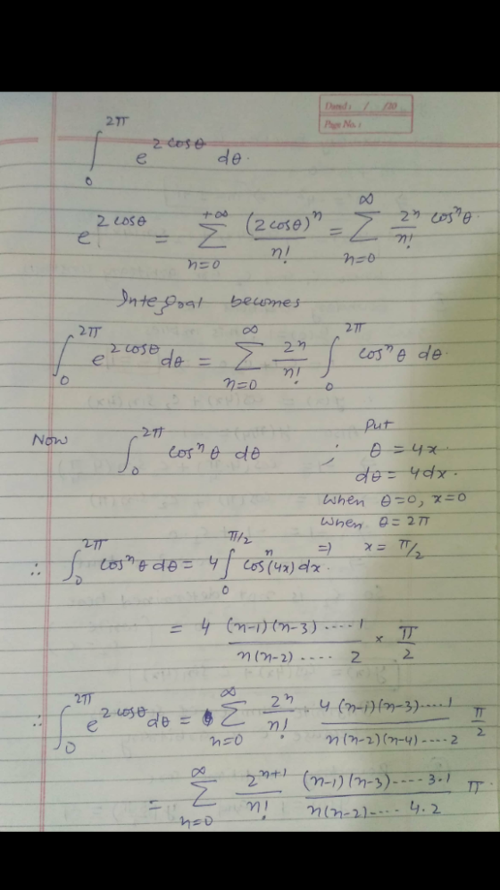 Dated /20 27T Pae No 2 dose de 2 s (2 6o10) 2LoSe NM 1 Inte Pat beumes 2 77 27 COSA de de = n-D Put 271 Now lose de de- 4d