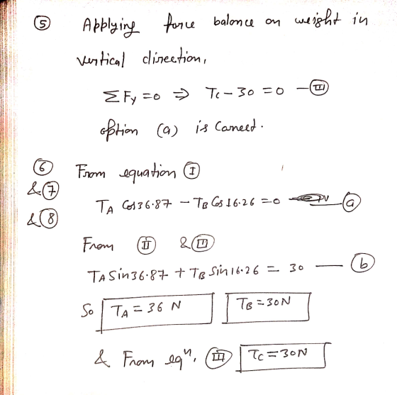 wgh in fore balon u OM nticaclinetion, TT T30 EFy Ca) Cameed mquathon Te Gs1626 Ta G687 A From + TB Sin1626 TA Sin36.8 TB 30N