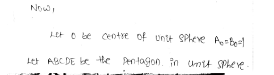 Let 0 be Centre of unttệpheve Aonbe) L ABCDE be