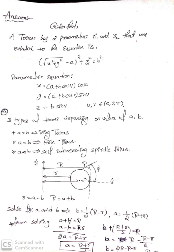 O9cs 군 bsfhy P a, b. 구 on solving at Cs Scanned with CamScanner
